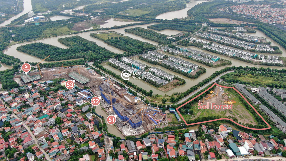 Tiến độ Sky Oasis Ecopark tháng 10
